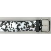 Wholesale Leather Belts - Black Flames