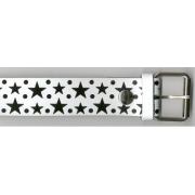 Wholesale Leather Belts - Black Stars