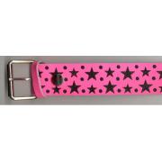 Wholesale Leather Belt - Pink Stars