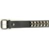 Studded Leather Belt - Blk wholesale