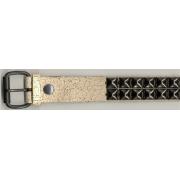 Wholesale Cracked Leather Belt W Blk Studs