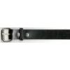 Plain Black Leather Belt