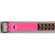 Wholesale Neon Pink Studded Leather Belt