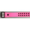 Conical Studded Pink Leather Belt