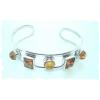 Wholesale Sterling Silver Bangle With Amber wholesale