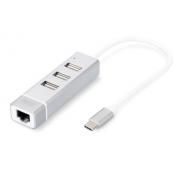 Wholesale USB 2.0. 3-ports HUB & Fast Ethernet LAN Adapter 3