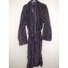 Mens Stripe Fleece Robe wholesale