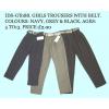 Girls Trousers With Belt