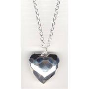 Wholesale Long Silver Heart Necklaces