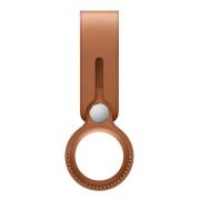 Wholesale Apple AirTag Leather Loop Saddle Brown