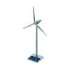 Solar Powered Polished Aluminum Wind Turbines