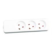 Wholesale Garbot Plast Power Strip 3-way K-IT Outlet. White