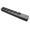 Garbot Plast Power Strip 6-way K-IT Outlet. Black