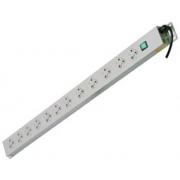 Wholesale Lindy Vertical 12 Way UK Plug PDU 13A Plug To 12 X UK Sockets