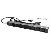 Wholesale Garbot 19" Aluminium PDU 8-way K Outlet. W/LED"