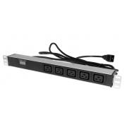 Wholesale RETEX 19" Alu. PDU 5-way C19 Outlet W/AMP Meter