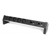 Wholesale RETEX Alu. PDU 380x45x45mm. Table. 4-way K Outlet+
