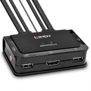 Wholesale Lindy 2ports HDMI 2.0 18G. USB2.0&Audio KVM Switch