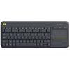 Logitech K400 Plus Wireless Keyboard With Touchpad - Black - QWERTZ German