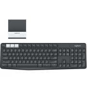 Wholesale Logitech K375s RF Wirelss Bluetooth Grafit - Offwhite - German