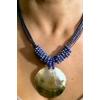 Round Shell Necklace With Beaded Rings B.O.G.O.F. wholesale