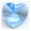 Swarovski 28mm Light Sapphire Crystal Heart wholesale