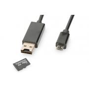 Wholesale OTG USB 2.0 Sync/Chrg Cable W Intl Micro SD Slot