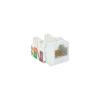 Black Box CAT6A Keystone Jack. White
