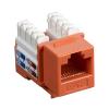 Keystone Jack CAT6 UTP RJ-45 BB-C - Orange 1-Pack wholesale lighting