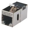 Cat6 Feed-Thru Coupler - Shielded Silver wholesale