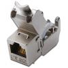 Cat6a Keystone Jack. Shielded.Re-embedded 500 MHz electrical wholesale