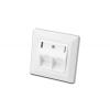 Faceplate For Keystone Jacks. 2x RJ45 Dust Cover.  wholesale lighting