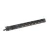 1U Aluminum PDU. Rackmountable 16A. 4000W. 250VAC 