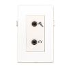 Garbot Mini Jack 2x Module. F/F. White. 20cm