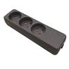 Garbot Plast Power Strip 3-way K Outlet. Black wholesale