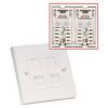 Lindy 60586 Wall Plate/switch Cover White