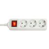 Lindy 73101 Power Extension 3 AC Outlet(s) Indoor White