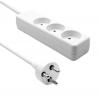 ProXtend Danish Power Strip 3-way 10M White