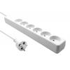 ProXtend Danish Power Strip 6-way 1M IT White wholesale electrical