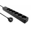 ProXtend Danish Power Strip 6-way 10M IT Black