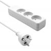 ProXtend Danish IT Power Strip 3-way 4M White