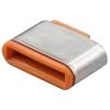 Lindy USB Type C Port Blockers (No Key). Orange 