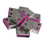 Wholesale Lindy USB A Port Locks. Pink. Expansion Kit 10pack