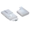 Lindy SD Port Blocker (with Key). White. 4pack wholesale protection