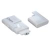 Lindy SD Port Blocker (with Key). White. 4pack wholesale other security equipment