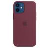 Apple IPhone 12 Mini MagSafe Silicone Case Plum