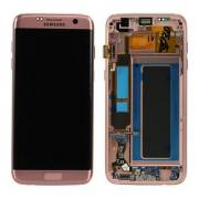 Wholesale Samsung G935 S7 Edge Mobile LCD Display Rose Gold (Pink)