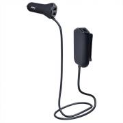 Wholesale Value 2x USB-A Car Charger Black With LED
