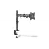 Single Monitor Desk Clamp Mount. Black 45µ Swivel. wholesale