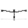 Triple Monitor Desk Clamp Mount. Black 90µ Swivel. wholesale
